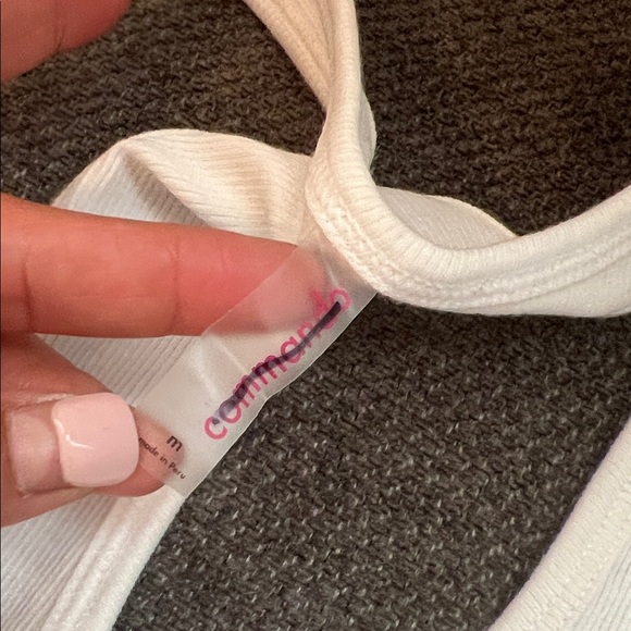 Commando White Racerback Bodysuit - Picture 4 of 6